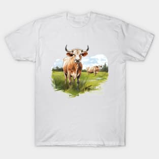 Farm Cow Art T-Shirt